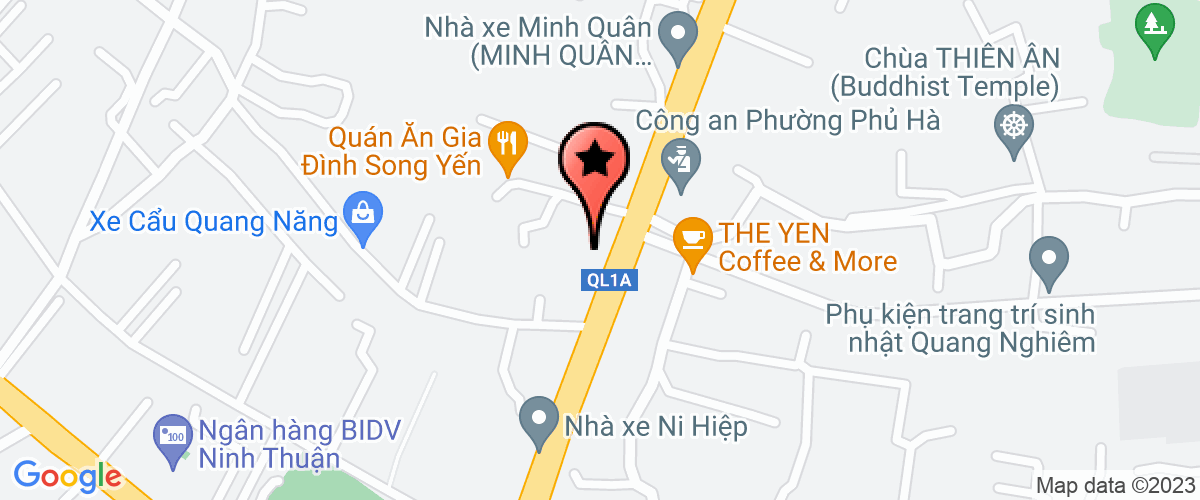 Bản đồ đến địa chỉ Công Ty TNHH Một Thành Viên Tôn Thép Ninh Thuận