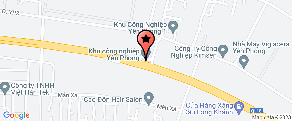 Bản đồ đến địa chỉ Công Ty TNHH MTV Viglacera Yên Phong