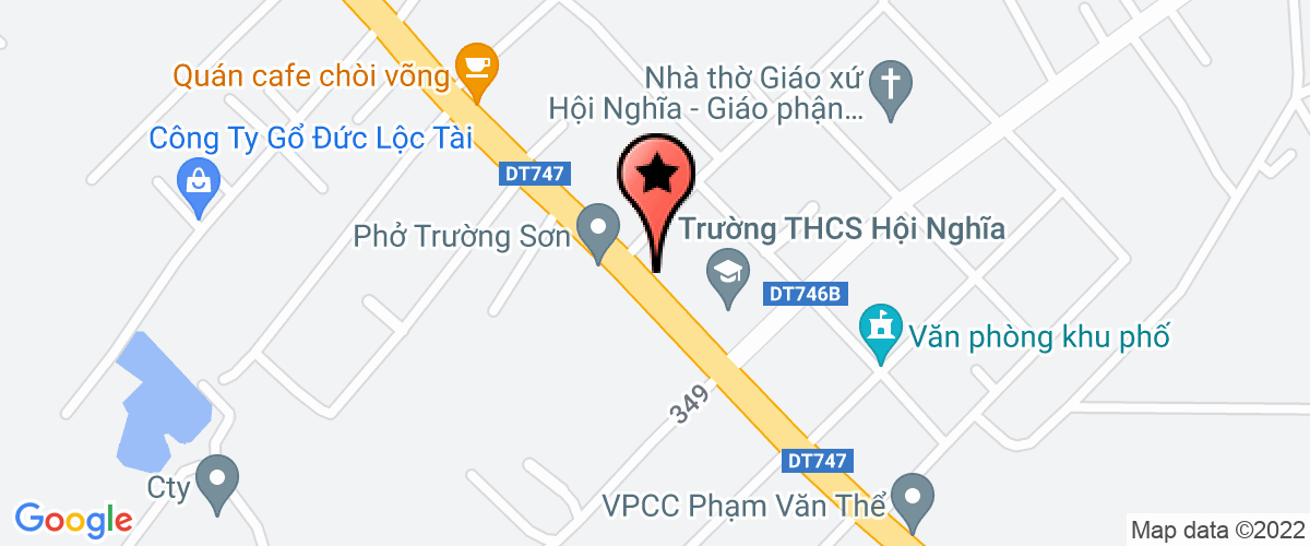 Map to Thien Van Duc Company Limited