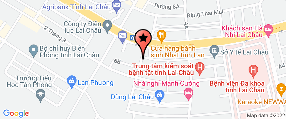 Map to Lai Chau Viet Phuc Joint Stock Company