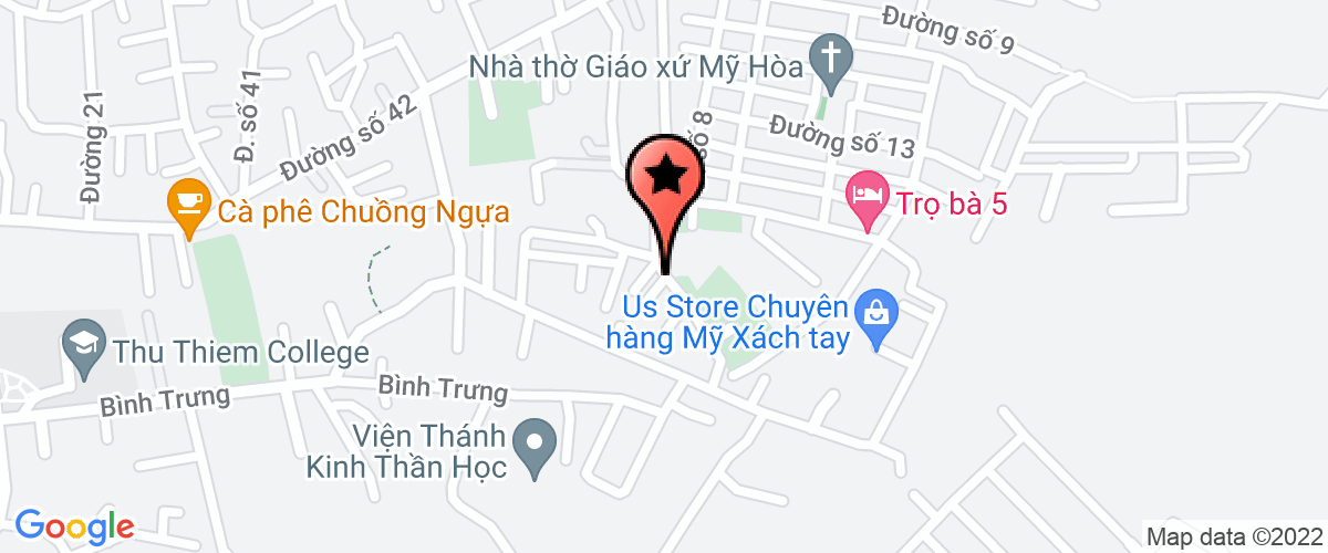 Map to Pho Thinh Real Estate Company Limited