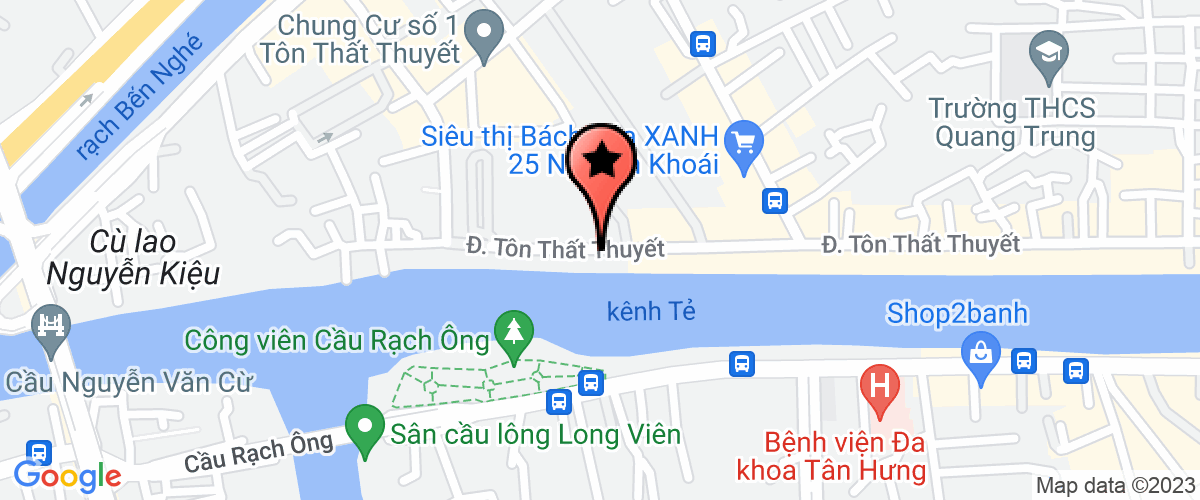 Map to Quang Thai Entertainment Services Comapany Limited