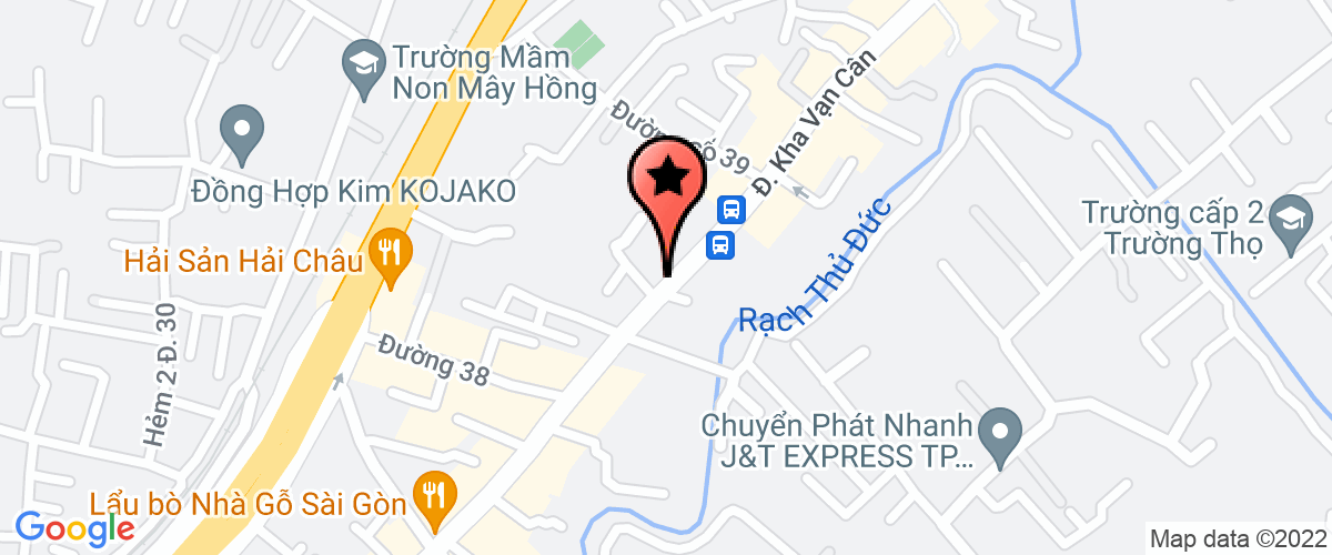 Map to Viet Uc Mechanics Polymer Company Limited
