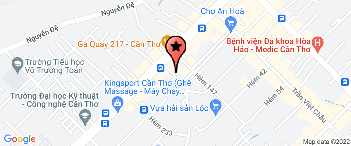Bản đồ đến địa chỉ Công Ty TNHH Một Thành Viên Điện Tử Tin Học Nguyễn An