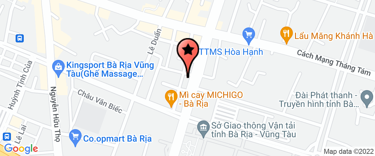 Bản đồ đến địa chỉ Công Ty TNHH Đầu Tư Môi Trường Thái An
