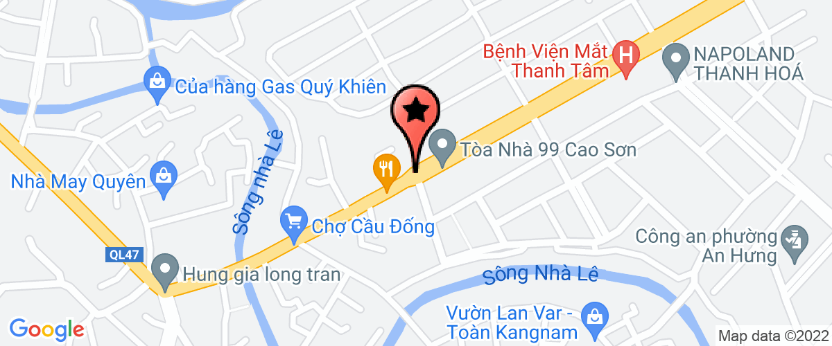 Map to Thanh Dat Trading and Construction Consutancy Limited Company
