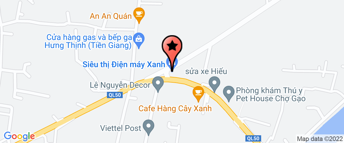 Map to Thanh Nghi Green Environment Joint Stock Company