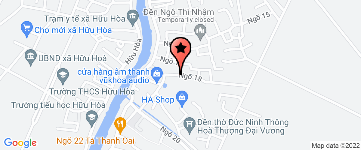 Map to Ntv Ha Noi Joint Stock Company