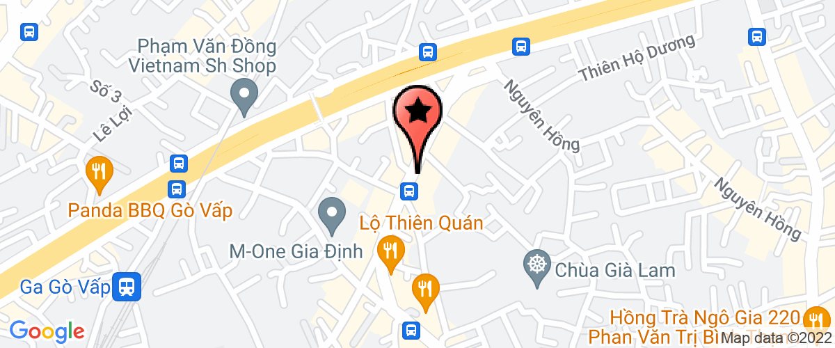 Map to Bao Anh An Company Limited