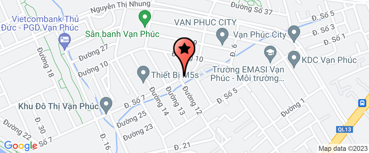 Map to Hiep Phuoc TM - DV Company Limited