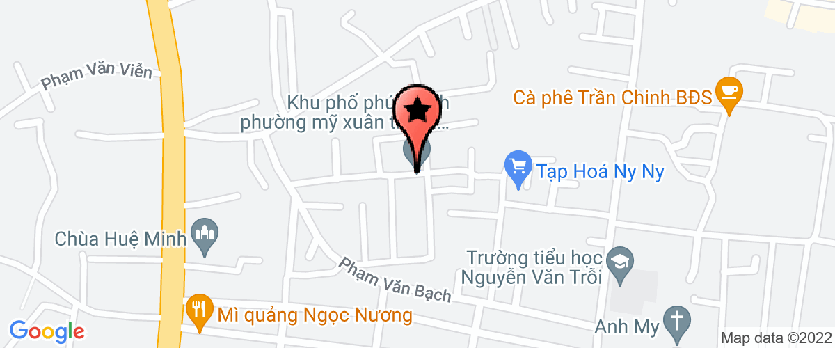 Map to Tan Hoa Trading Services and Land Company Limited