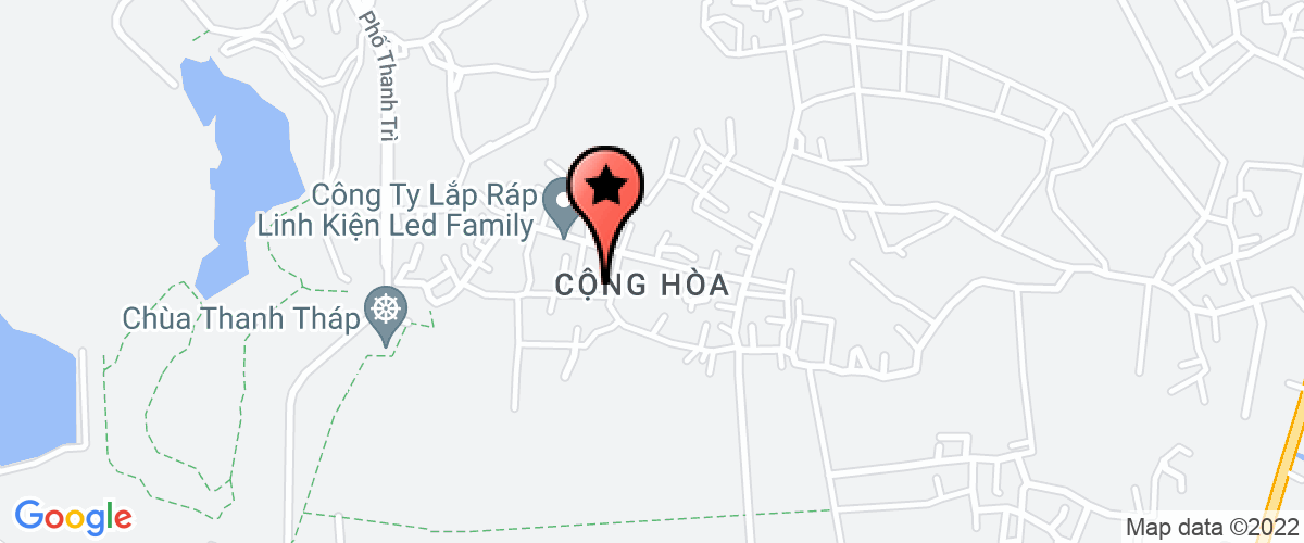 Map to Soc Son Cuong Anh Trading and Construction Company Limited