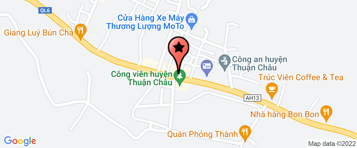 Map to Thuan Chau Construction Joint Stock Company
