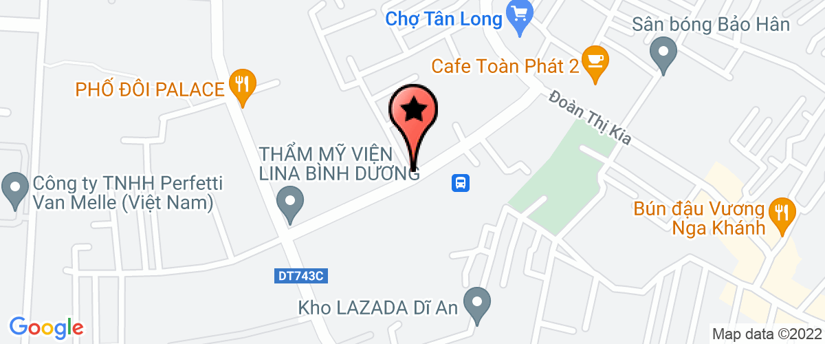 Map to Hoang Nam Housing and Urban Investment Development Company Limited
