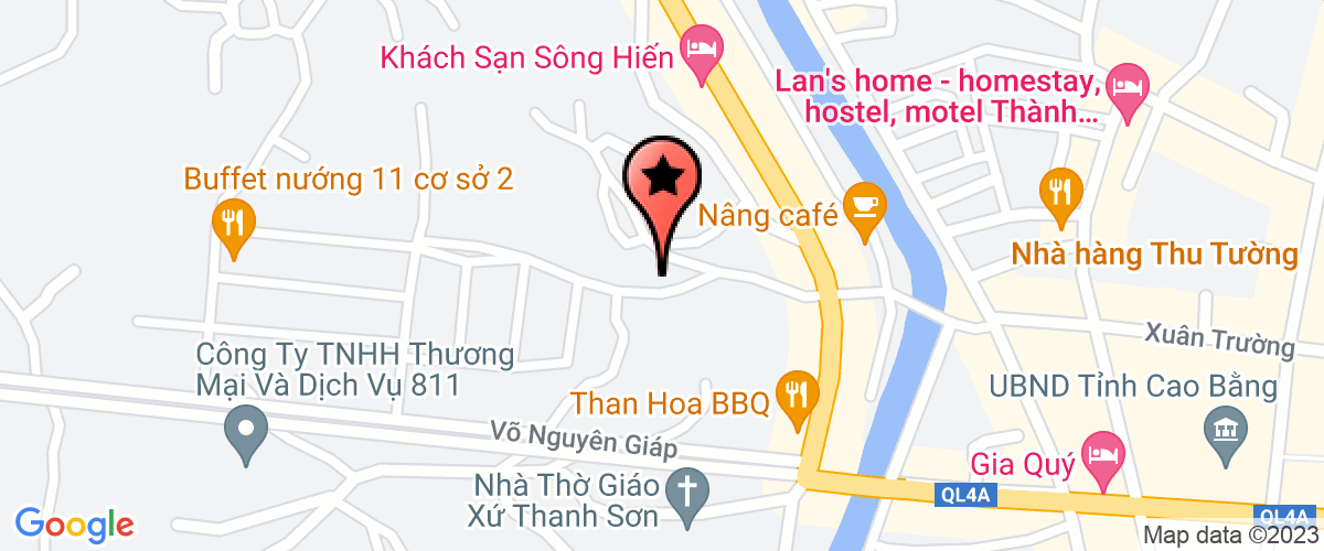 Bản đồ đến địa chỉ Công Ty TNHH Thanh Tâm Cao Bằng