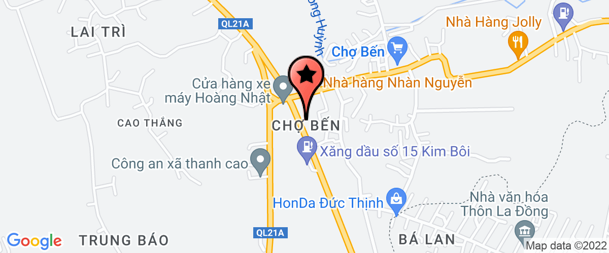 Bản đồ đến địa chỉ Trường Mầm non xã Cao Thắng