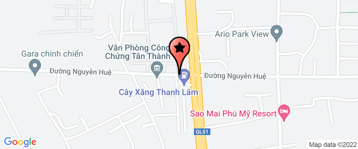 Bản đồ đến địa chỉ Công Ty TNHH Phòng Khám Đa Khoa Phú Mỹ - Tân Thành