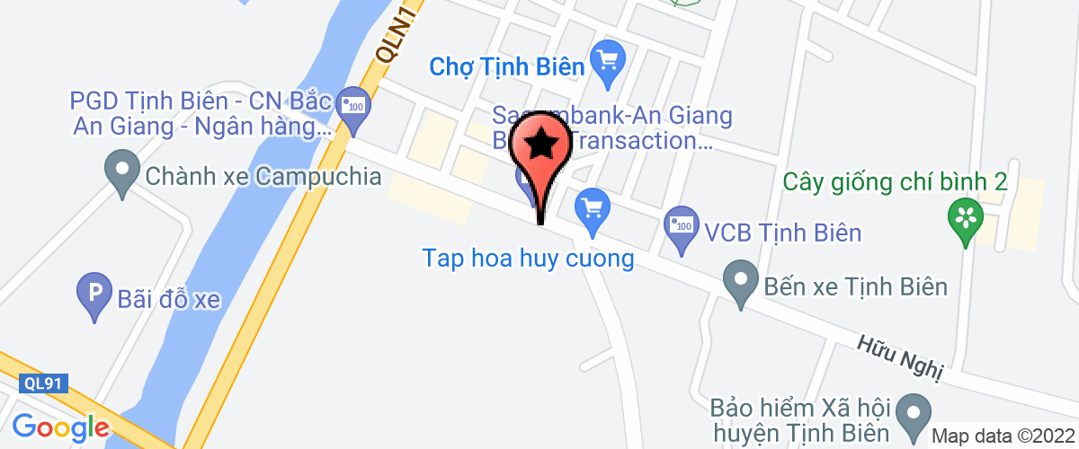 Bản đồ đến địa chỉ Ban Quản lý chợ Biên giới Tịnh Biên