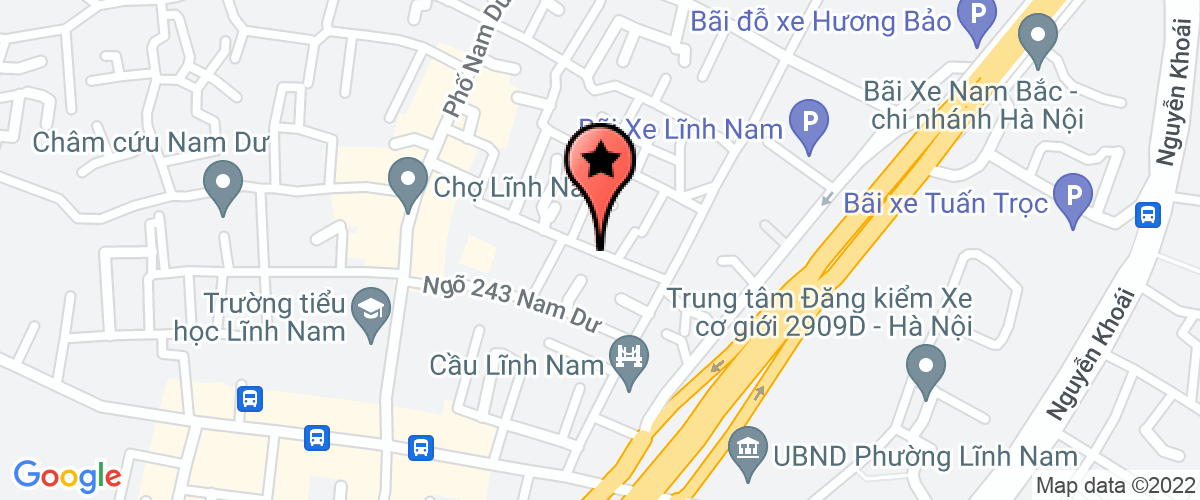 Map to Vietcare Trading and Production Joint Stock Company