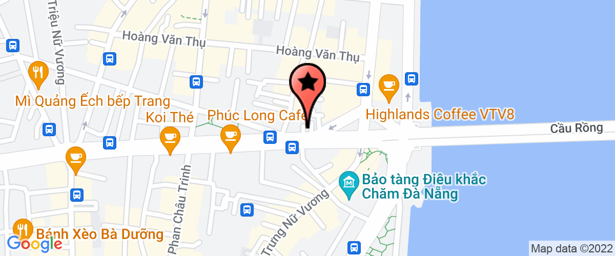 Map to Anh Rang Da Nang Joint Stock Company