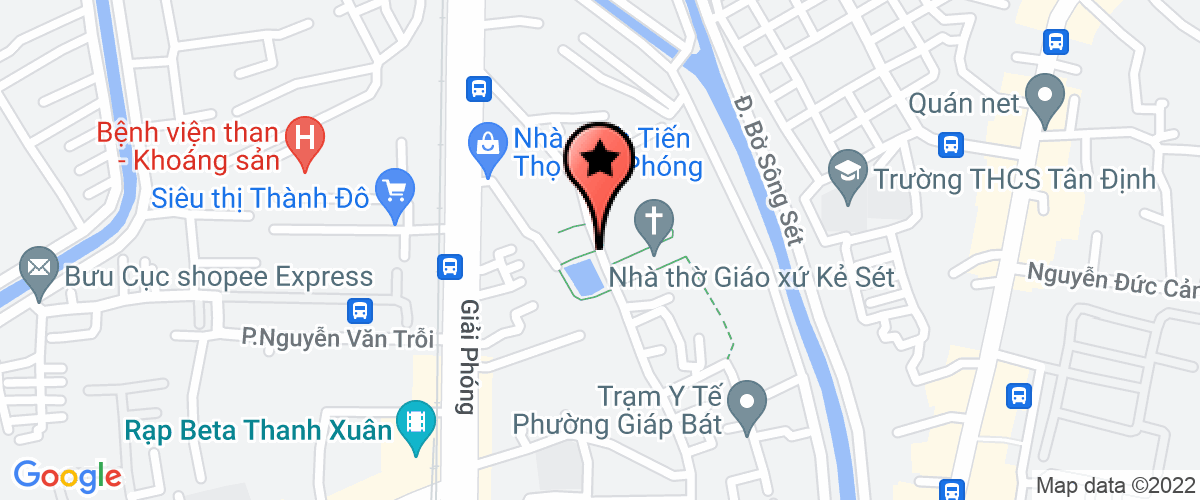Map to Ngoc Khanh Business Trading and Transport Company Limited