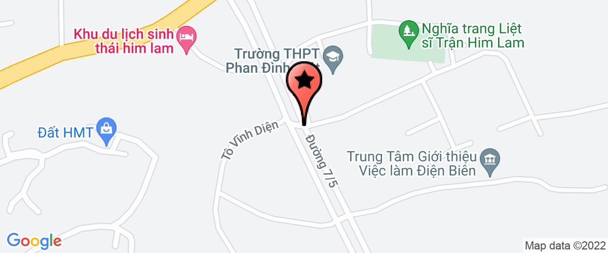 Bản đồ đến địa chỉ Công Ty TNHH Phương Nguyên Tỉnh Điện Biên