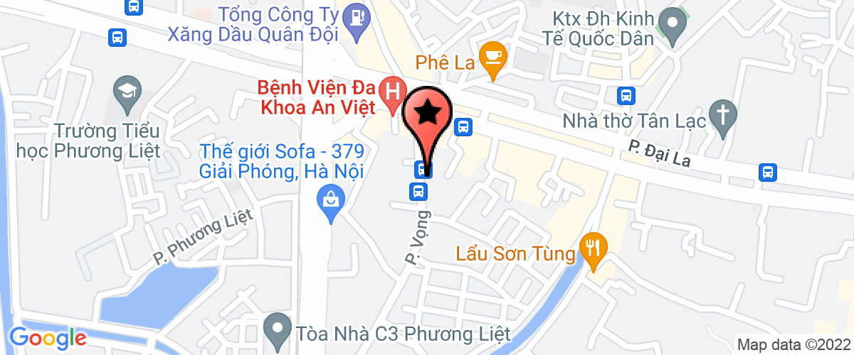 Map to Cong Thanh General Service and Investment Company Limited