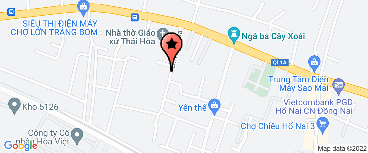 Bản đồ đến địa chỉ Công Ty TNHH Trang Trí Nội Thất Xây Dựng Thành Đạt