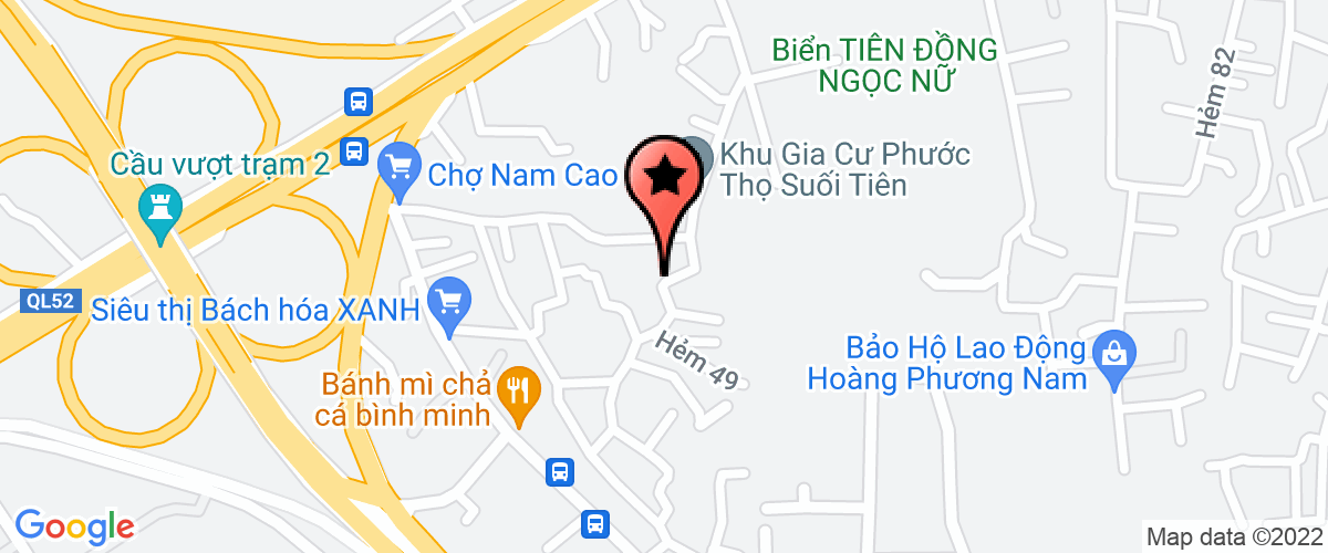 Map to Nam Cuong Media and Service Company Limited