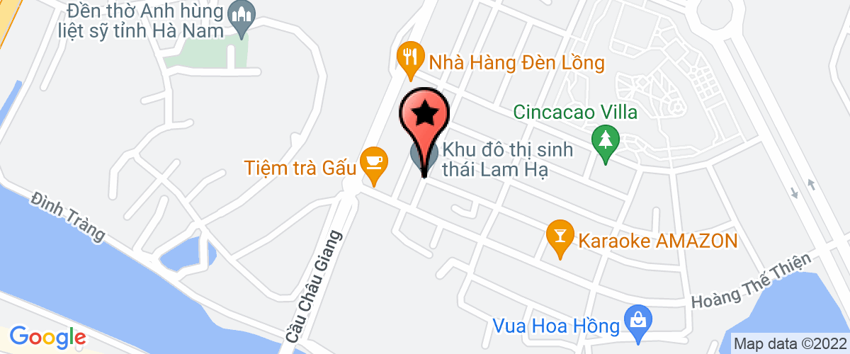 Map to Thai Binh Ha Nam Service and Tourist Company Limited