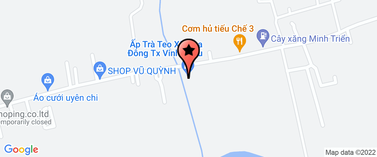 Bản đồ đến địa chỉ UBND xã Vĩnh Tân