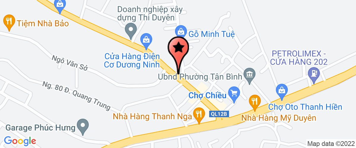 Map to Thien Luong Food and Trading Joint Stock Company