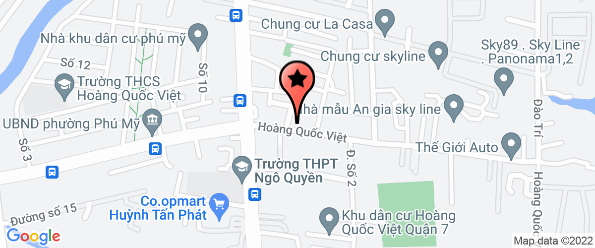 Map to Hoang Hung Consulting Company Limited