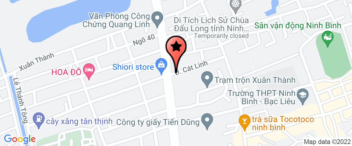 Map to Loc Xanh Manufacturing & Trading Company Limited