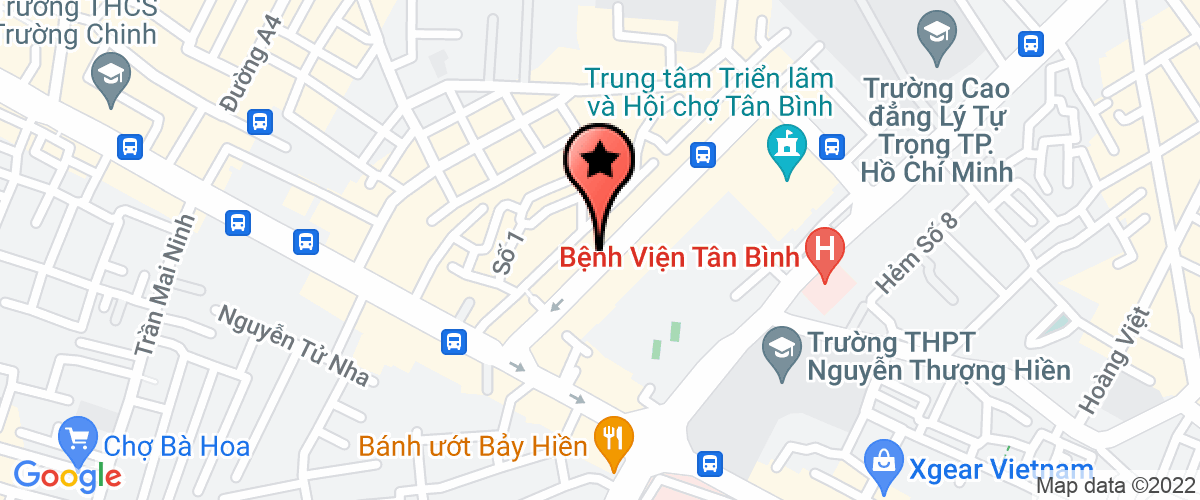 Map to Ag Viet Nam Real Estate Construction Investment Corporation