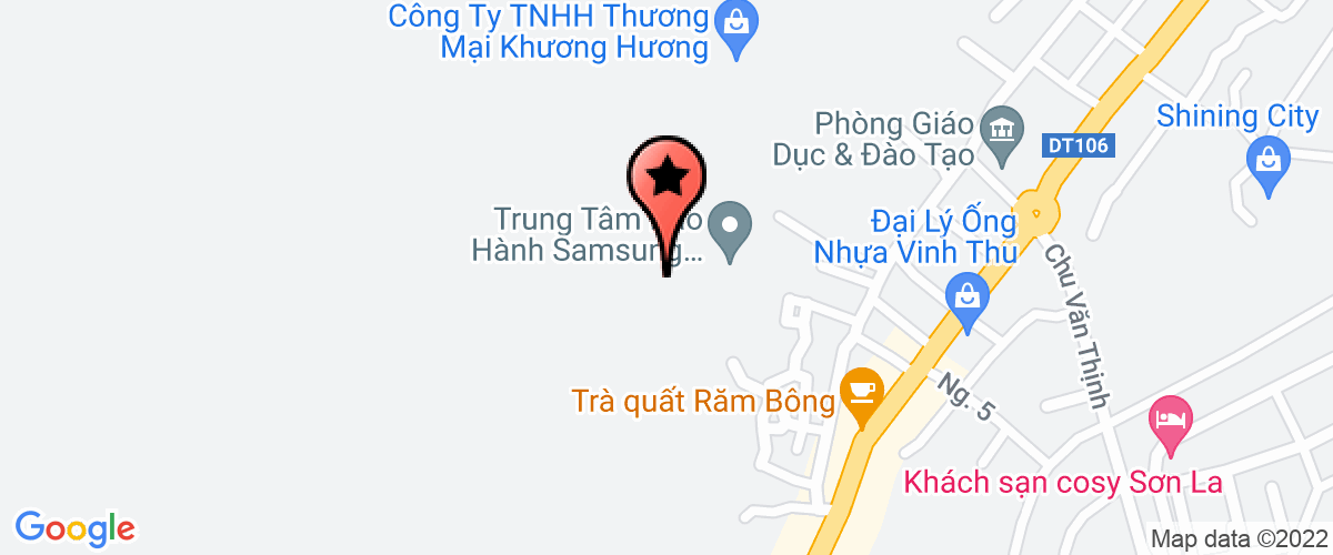 Bản đồ đến địa chỉ Hạt kiểm lâm Thành phố Sơn La