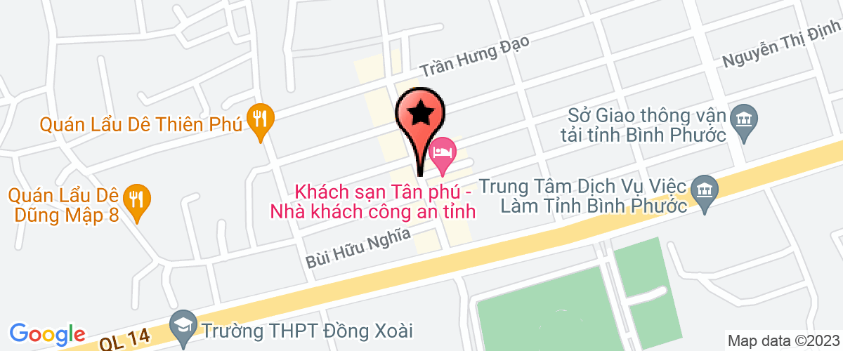 Map to Hieu Minh Thinh Advertising Services Company Limited