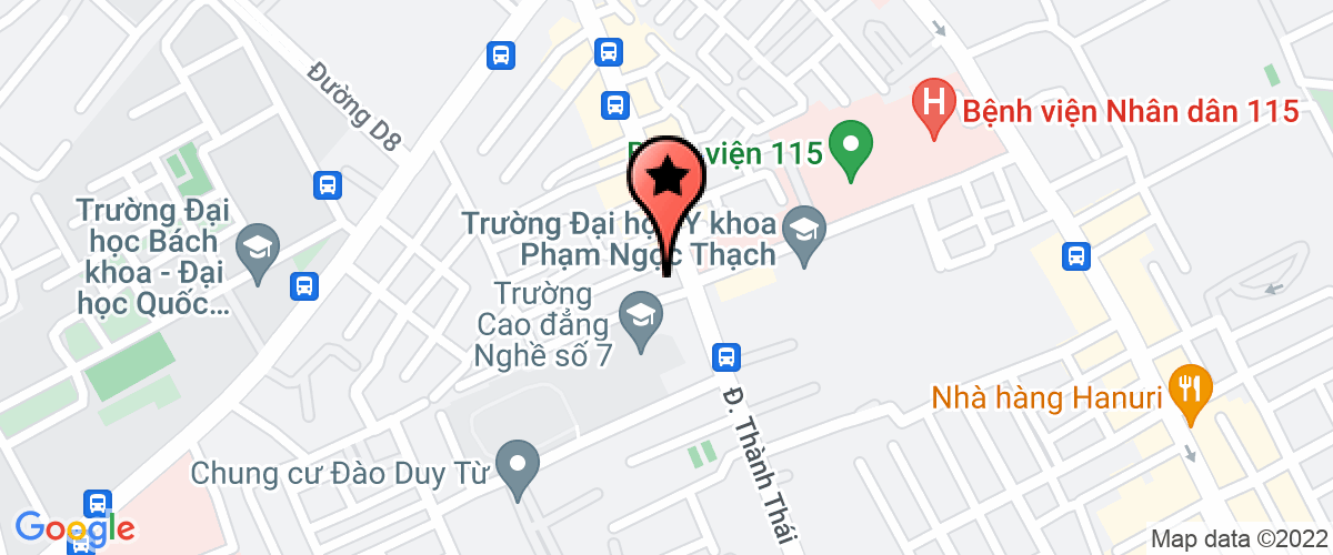 Bản đồ đến địa chỉ Công Ty TNHH Phòng Khám Đa Khoa Khang Thái