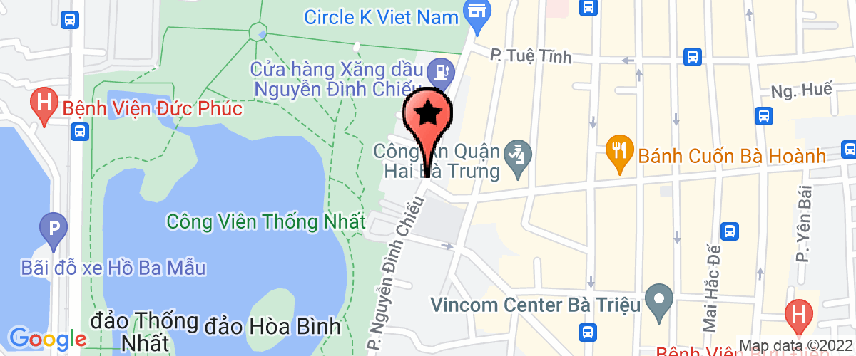 Bản đồ đến địa chỉ Công Ty TNHH Thương Mại Dịch Vụ Y Tế Hmg Việt Nam