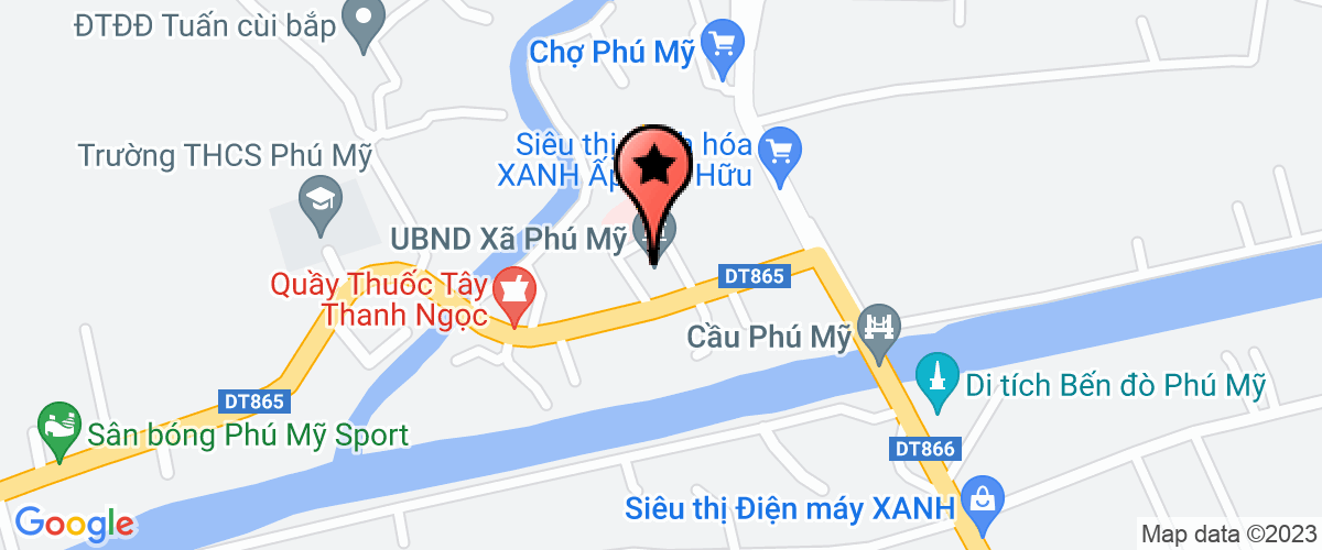 Bản đồ đến địa chỉ UBND Xã Phú Mỹ
