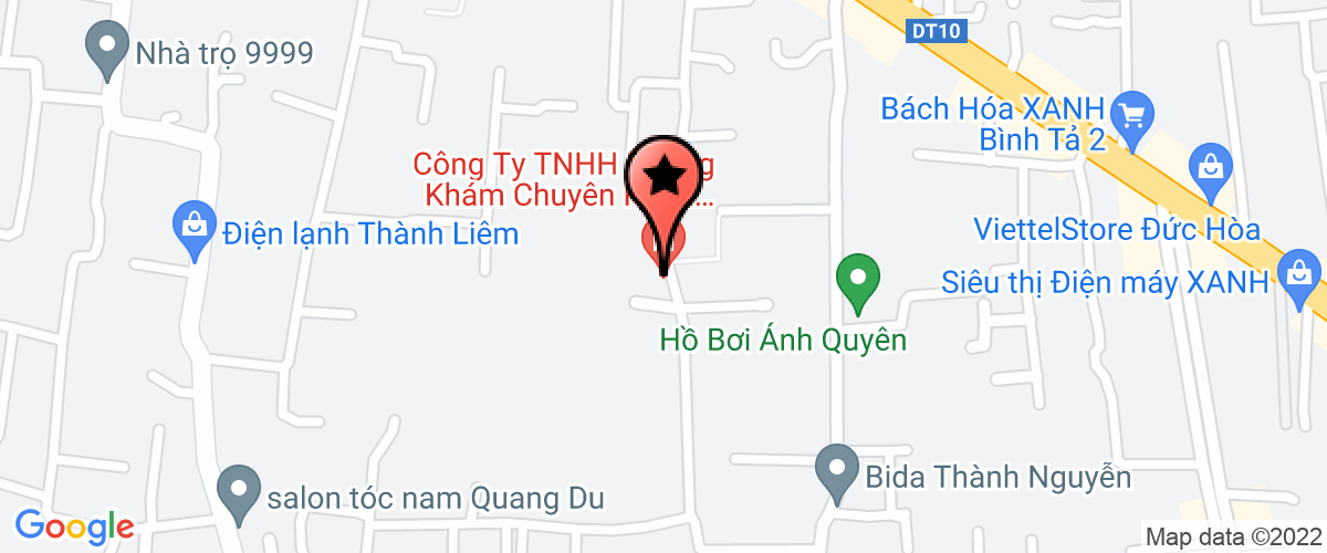 Bản đồ đến địa chỉ Công Ty TNHH Phòng Khám Chuyên Khoa Nhi Đồng Sài Gòn