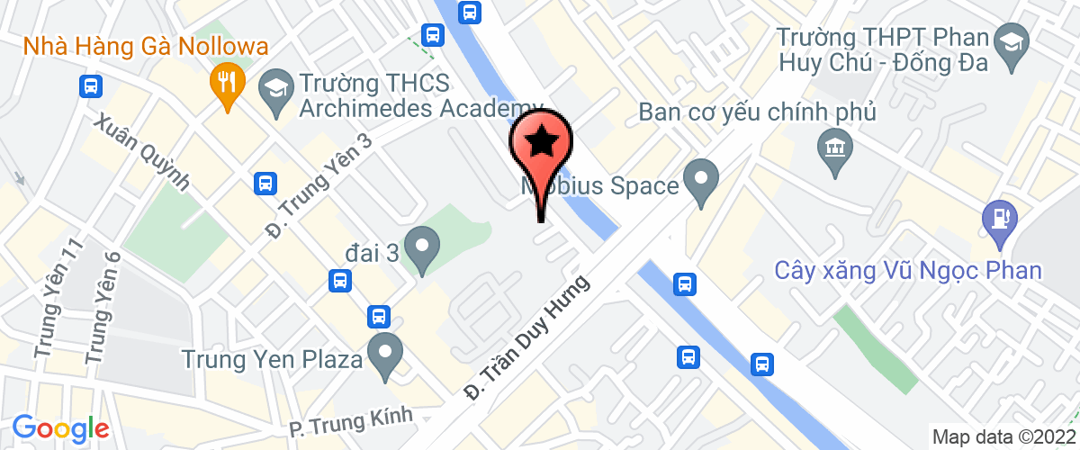 Map to Hnt Hanoi Company Limited