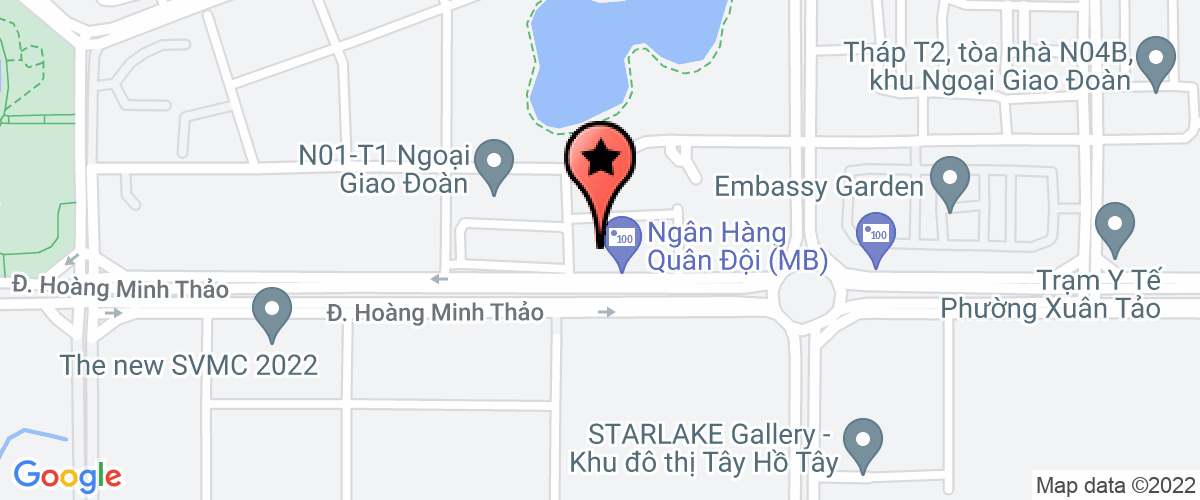 Bản đồ đến địa chỉ Công Ty TNHH Dịch Vụ Quốc Tế Tây Hồ