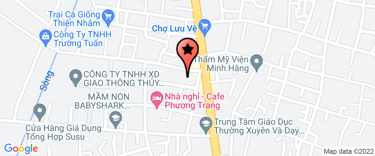 Map to Thanglong Trading Building Investment Development Company