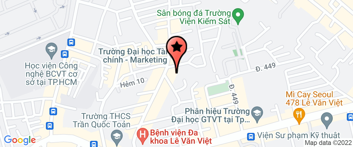 Bản đồ đến địa chỉ Công Ty TNHH Thương Mại Dịch Vụ Bất Động Sản Saigonreal