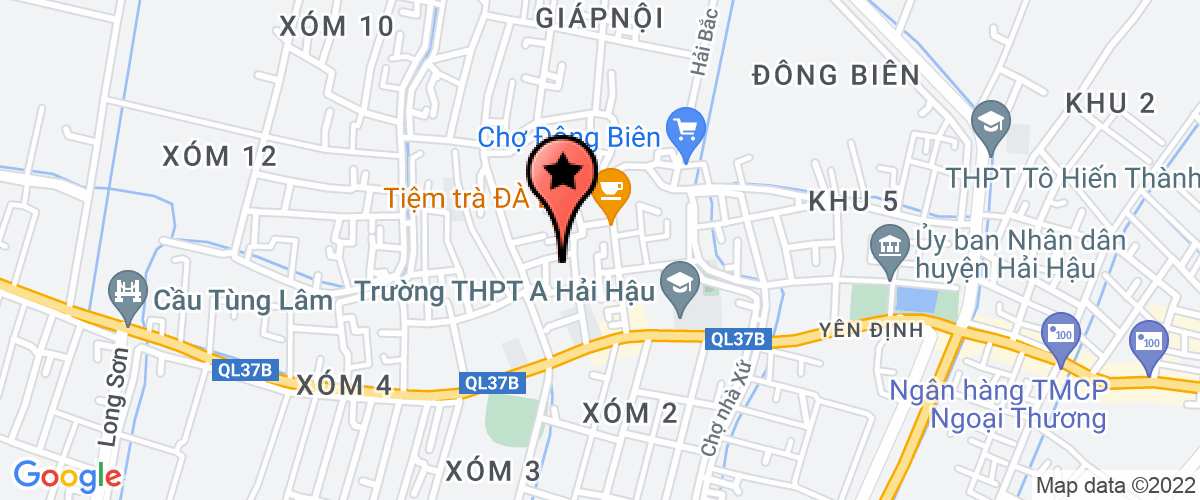 Bản đồ đến địa chỉ Công Ty TNHH Thương Mại Yến Hùng