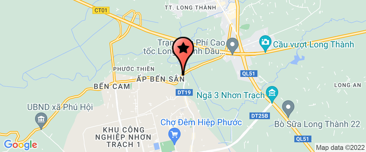Bản đồ đến địa chỉ Công Ty TNHH Một Thành Viên Cơ Khí Vận Tải Hoàng Khang Phát