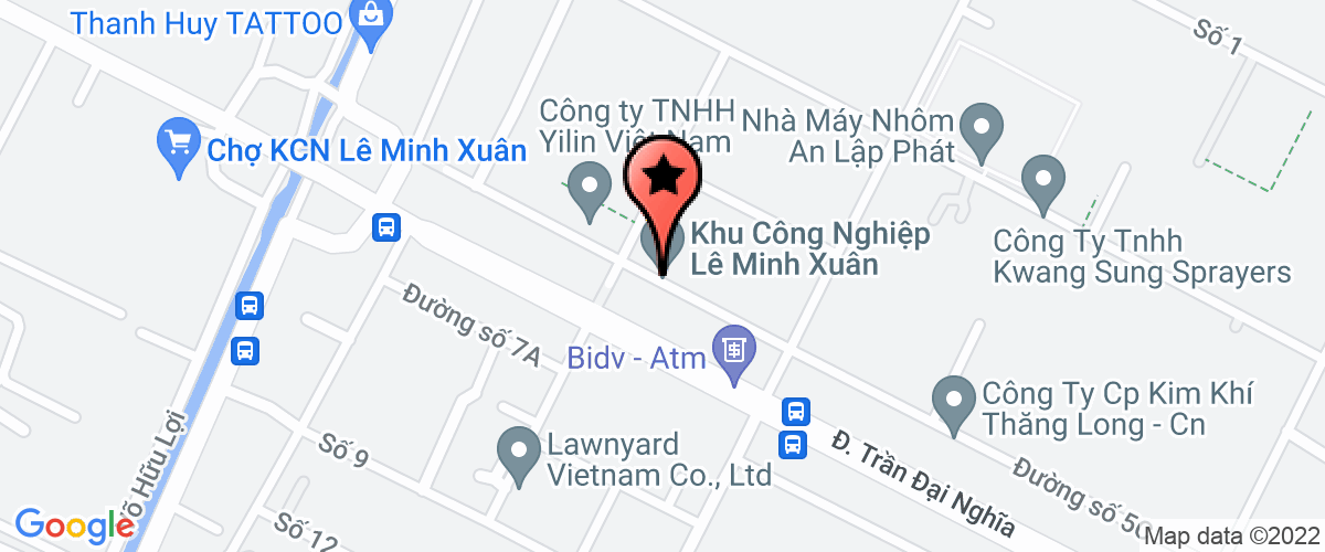 Bản đồ đến địa chỉ Công Ty TNHH Jyohoku Spring Sài Gòn