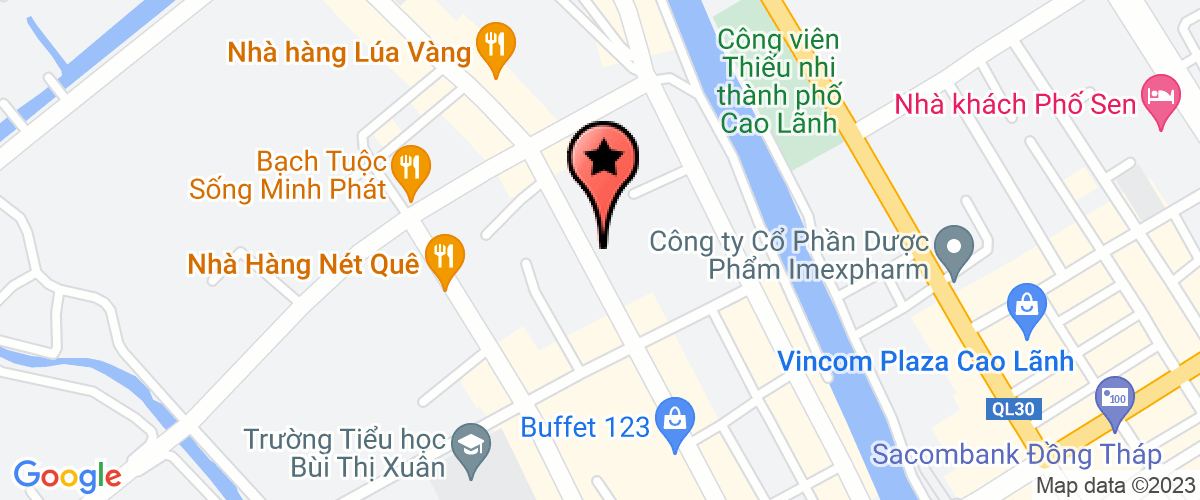 Map to Thai Huy Phong Investment Construction Consultacy Limited Company