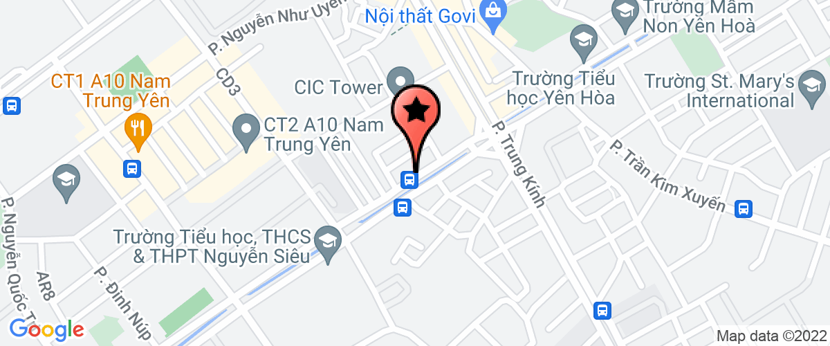 Map to Nam An Investment Development Joint Stock Company